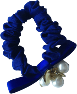 1PEICE Women Girl School Bow Elastic Hair Ties Ponytail Holder bands Scrunchies