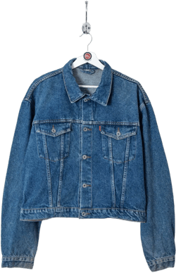 Women's Levi's Orange Tab Denim Trucker Jacket (XL)