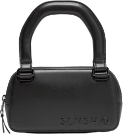 lululemon Women's Black Leather Alternative Top-Handle Mini Belt Bag