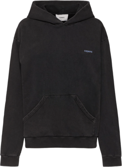 Coperni Women's Black Donna Washed Logo Hoodie