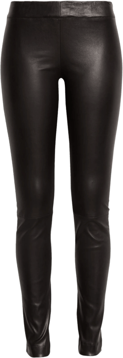 The Row Shiny Lambskin Leather Leggings