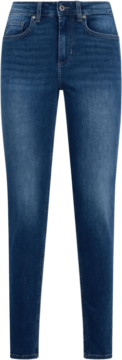 high-rise skinny jeans