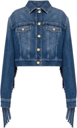 fringed denim jacket