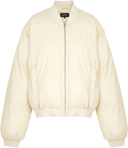 Bomber Jacket In Cream