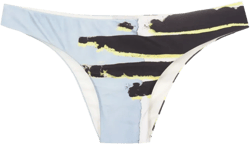 abstract slip-on bikini bottoms
