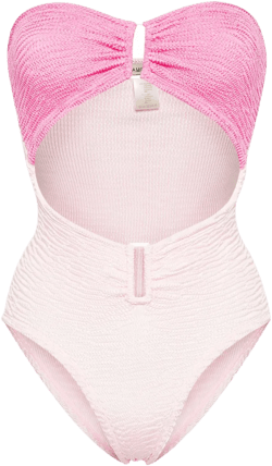 Rene smock-design swimsuit