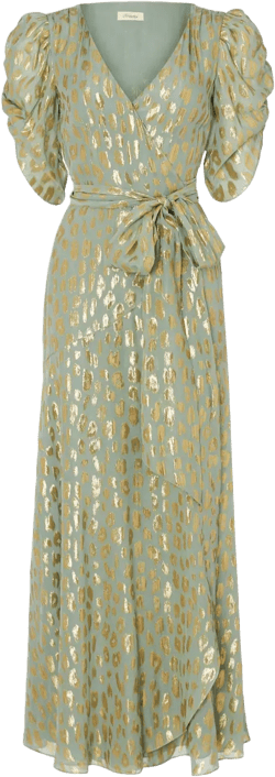 Kyra Wrap maxi dress