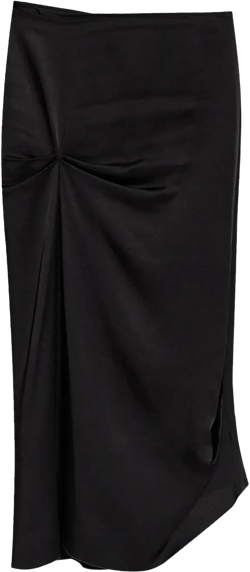 draped skirt