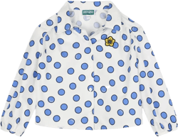 polka-dot cotton blouse
