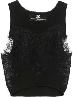 lace-detail top