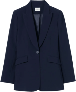 crepe blazer