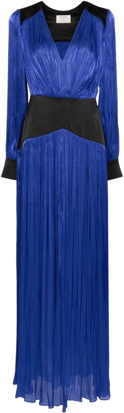 Delilah plissé gown