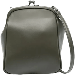 Semi Gloss leather crossbody bag