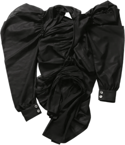 ruffled blouse