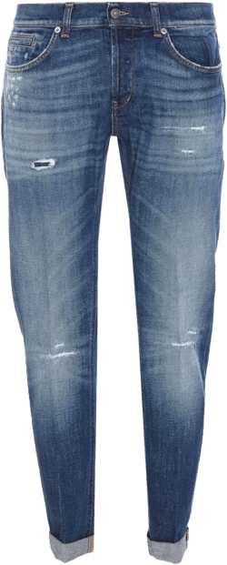 straight-leg jeans