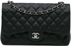 2011 Jumbo Classic Caviar Double Flap shoulder bag