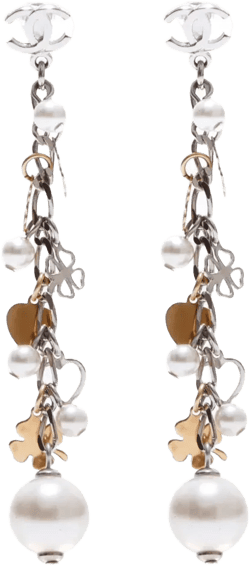 2005 charm drop earrings
