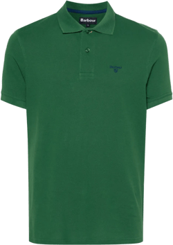 logo-embroidered cotton polo shirt