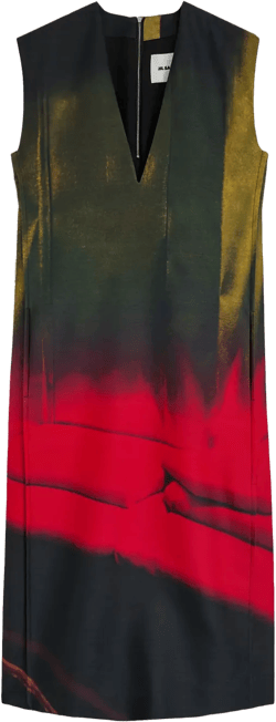 printed midi dress