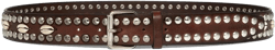 stud detailing leather belt