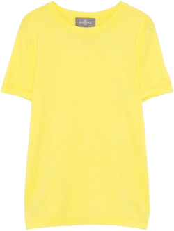 fine-knit T-shirt