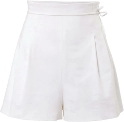 tie-detail high-waisted shorts