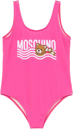 logo-print swimsuit