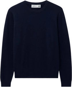 round-neck cashmere sweater