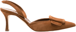 Maysli 70mm suede pumps