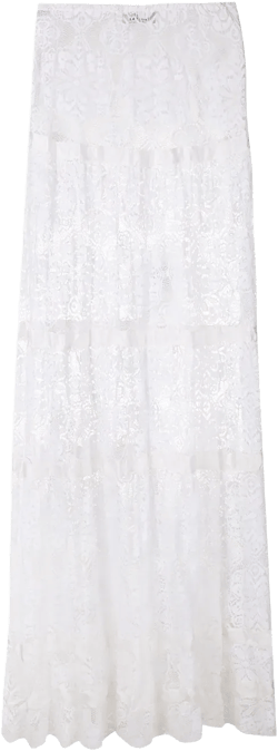 lace maxi skirt