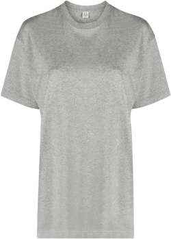 Straight cotton T-shirt