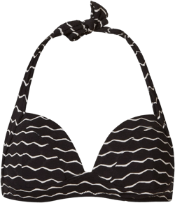 striped bikini top