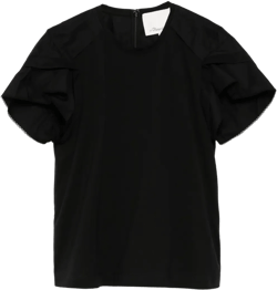 petal sleeves blouse
