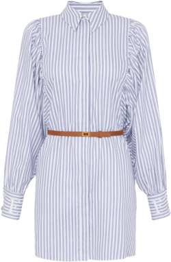 striped shirt dress