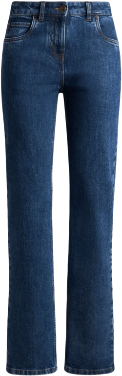 straight-leg jeans