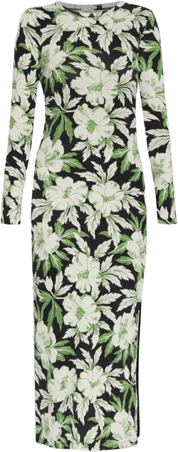 silk-blend dress