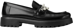 embellished lug loafers 