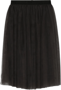 tulle midi skirt 