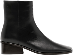 Rise leather ankle boots