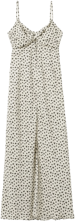 floral-print dress