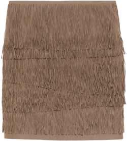 2005 fringed mini skirt