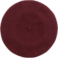 four stitch-logo virgin wool beret