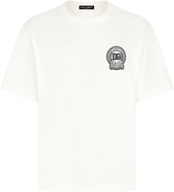 DG-embroidered cotton T-shirt