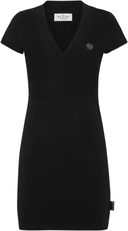 rhinestone-embellished T-shirt dress