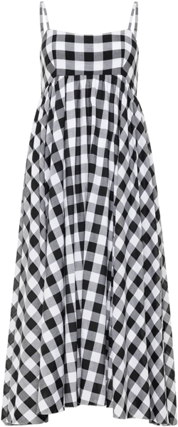 Rachel gingham midi dress