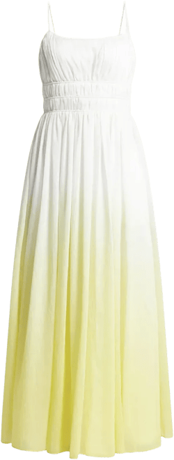 ruched-detailing dress