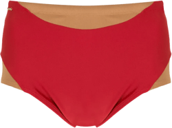 panelled two-tone swimming trunks