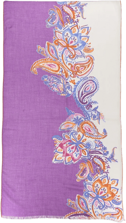 paisley-print scarf