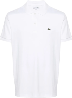 logo-patch cotton polo shirt