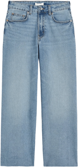 Wide High Ankle Jeans